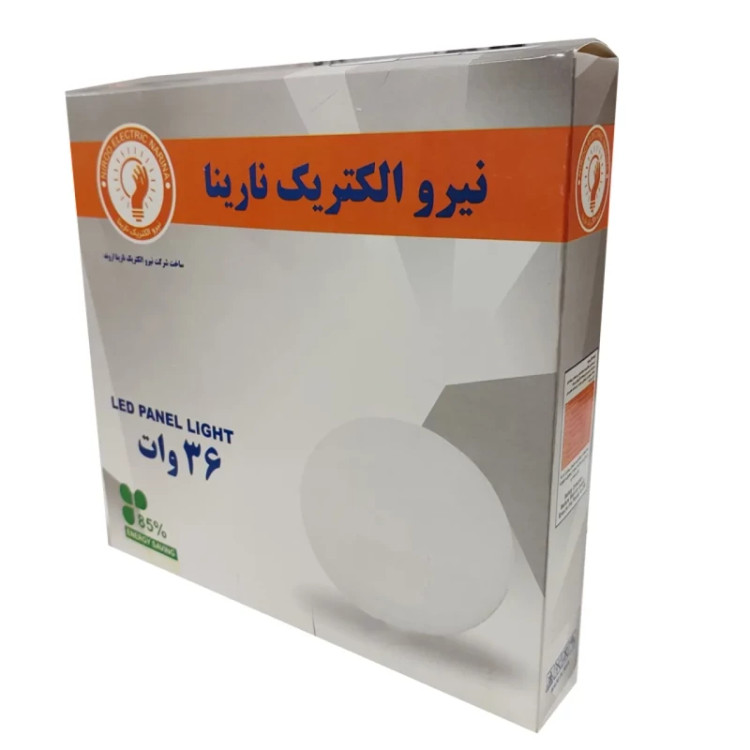 پنل فول لایت 36 وات روکار نیرو الکتریک نارینا مدل گرد