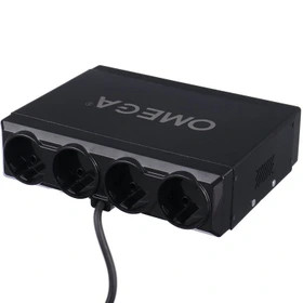 محافظ برق دیجیتال فلزی 4 خانه امگا مدل F6000