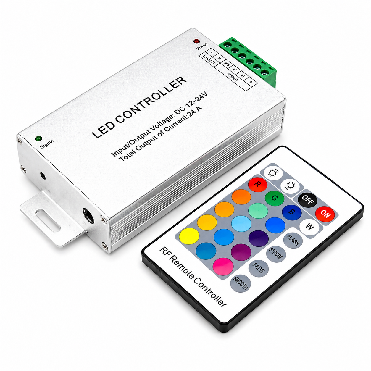 کنترلر RGB رادیویی 24 آمپر Wireless مدل DM24RF