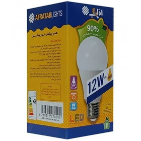 لامپ ال ای دی 12 وات افراتاب مدل AF-BULB-12W پایه E27