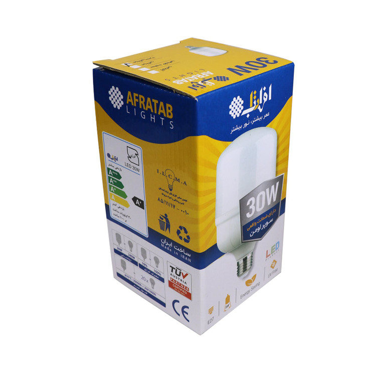 لامپ ال ای دی 30 وات استوانه افراتاب مدل AF-CU-30WAP