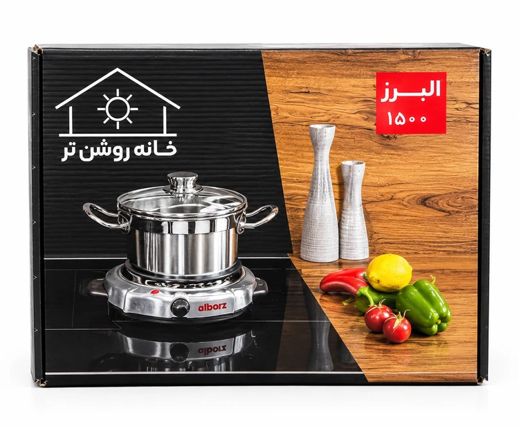 اجاق برقی 1500 وات البرز شریفیان همدان ترانس